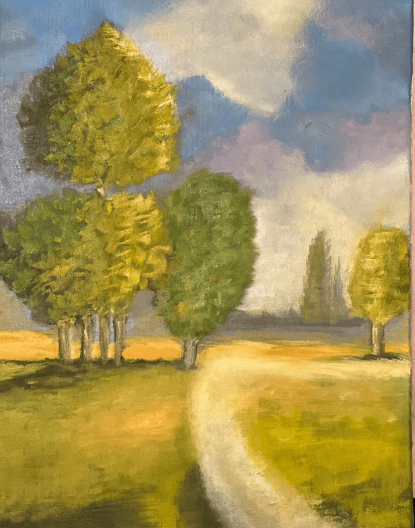The way to the village 