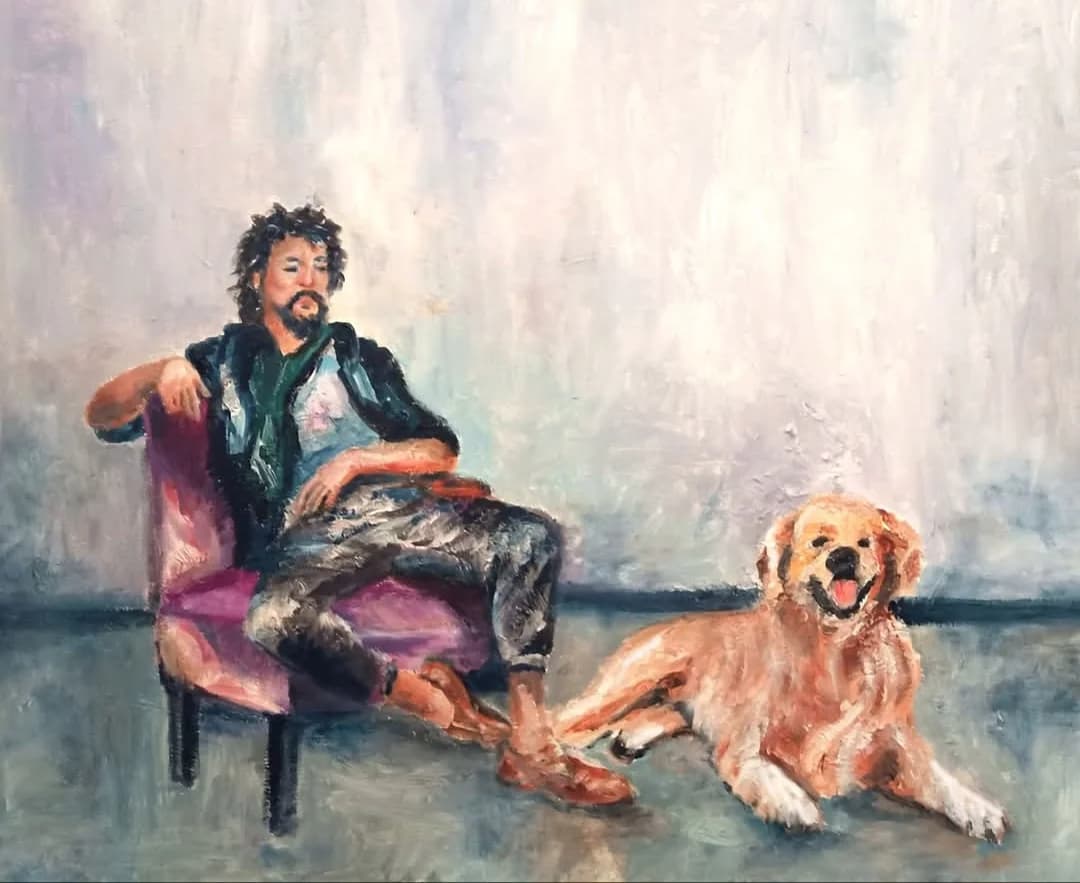 Man and dog