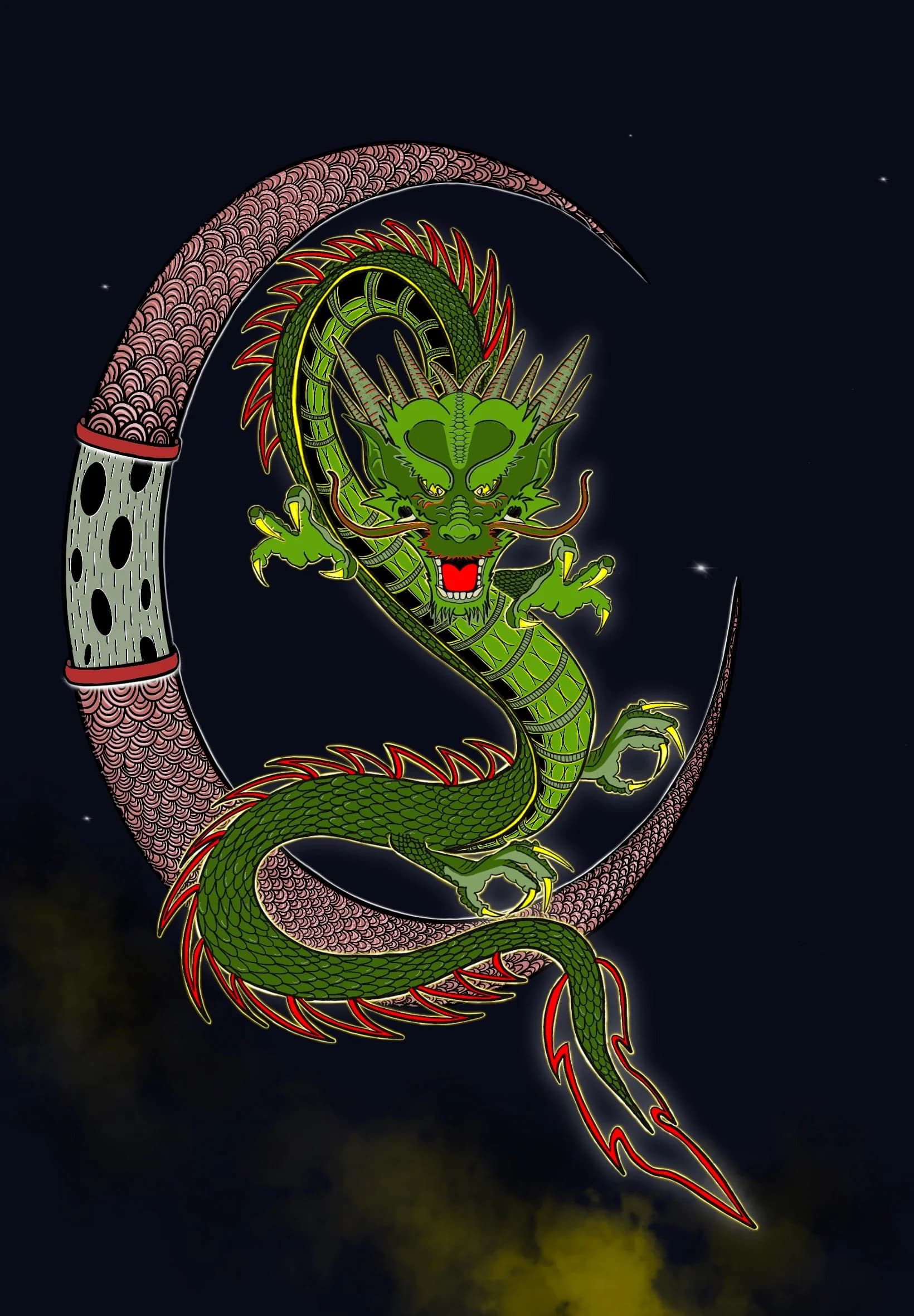 Dragon Within the Circle