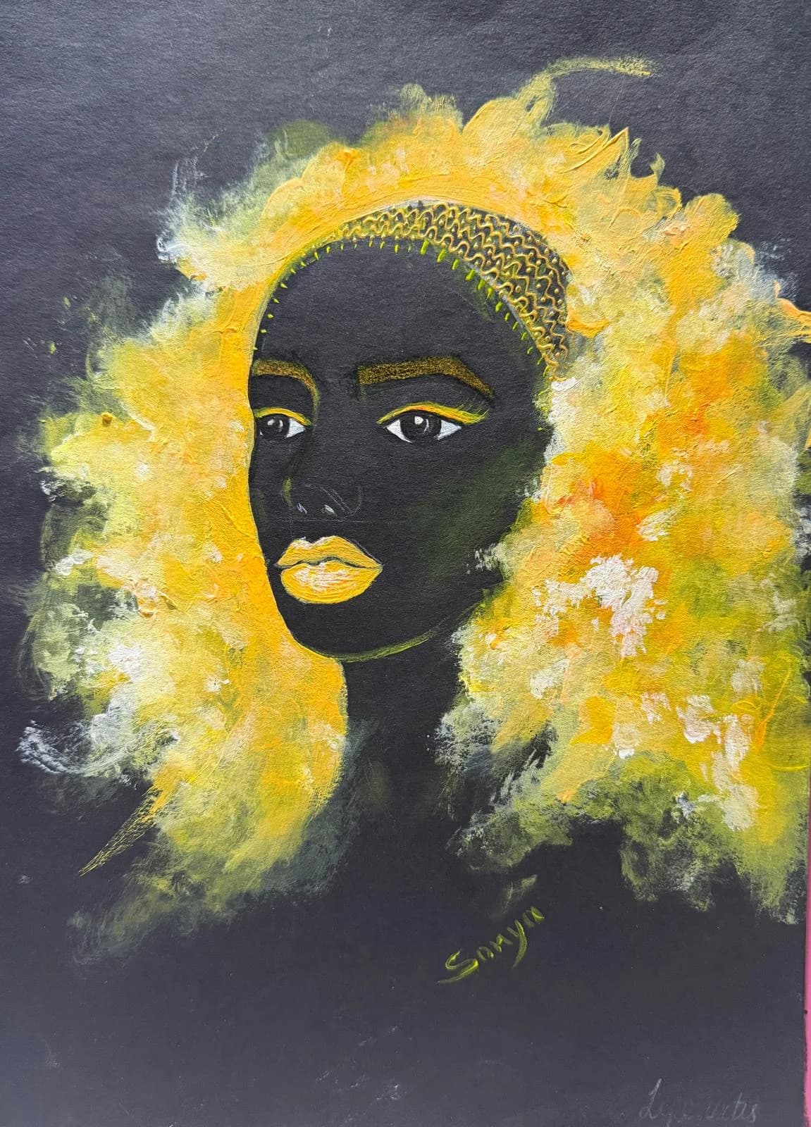 Golden Halo Portrait