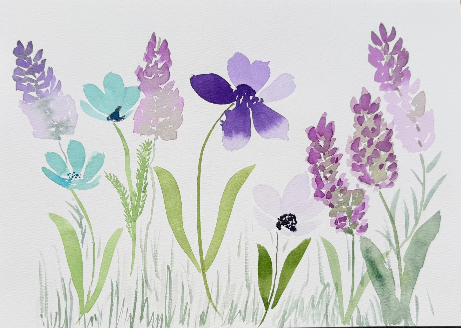 Wildflowers in Lilac