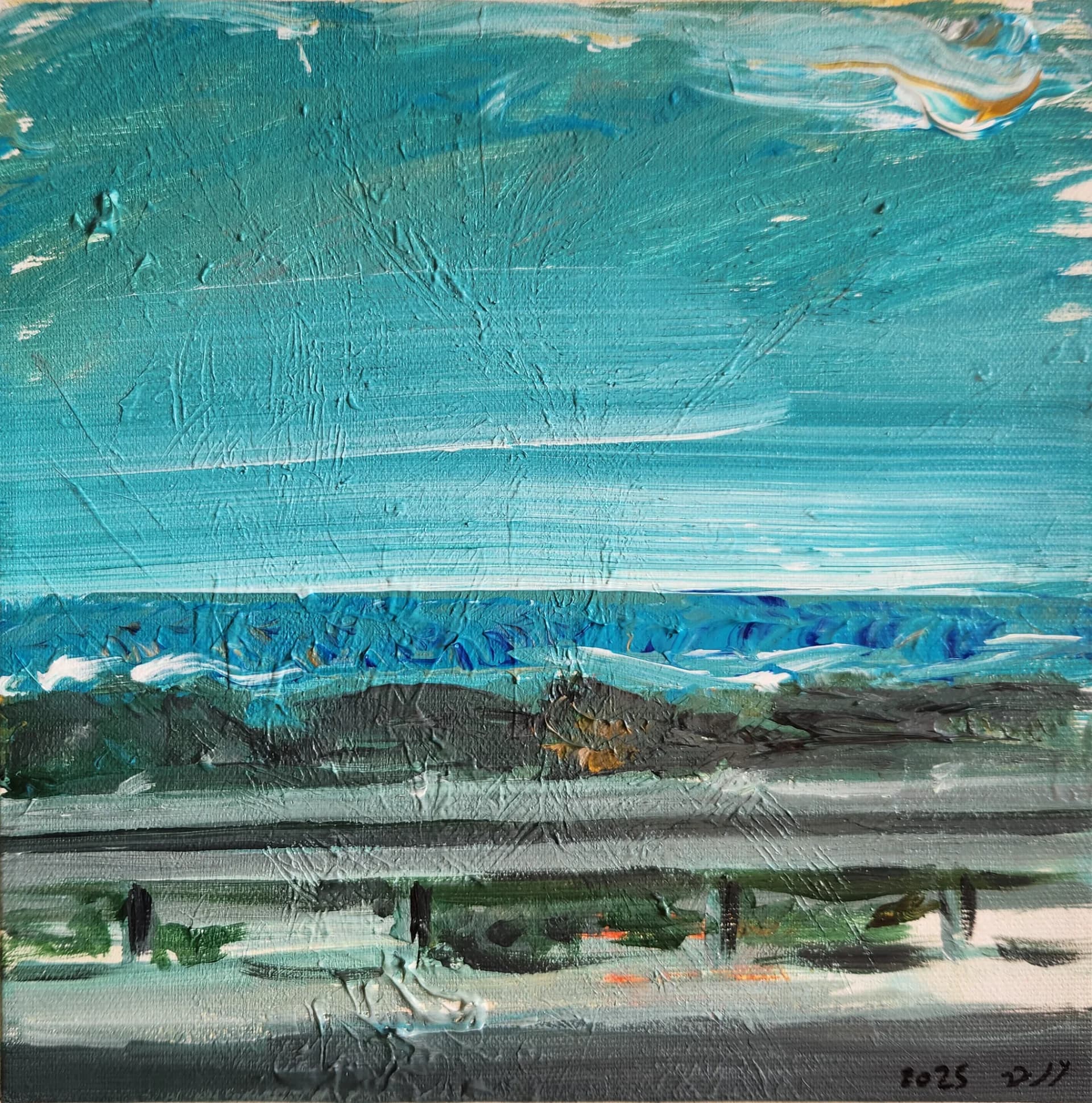 On the Road Again-blue