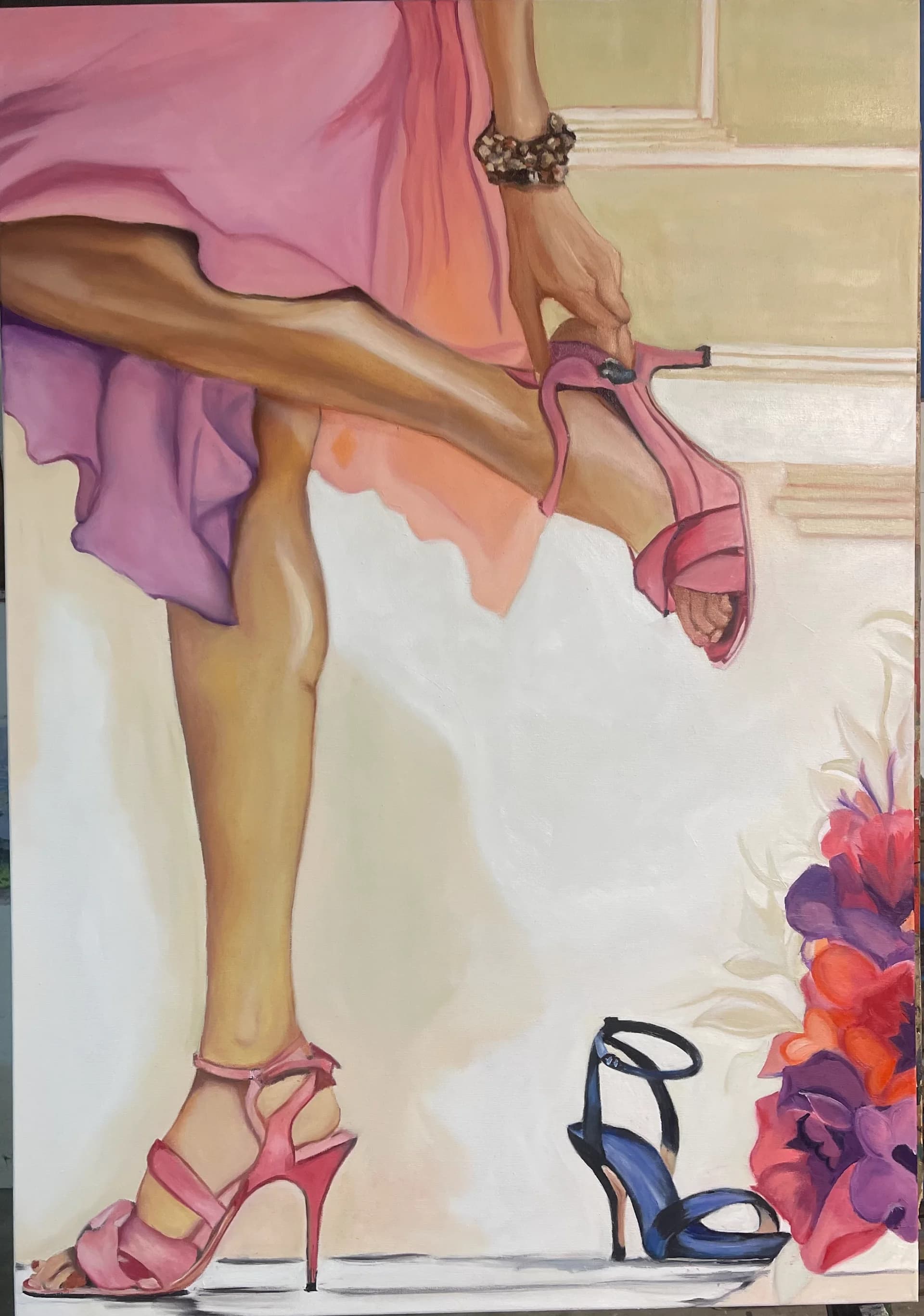 pink shoe