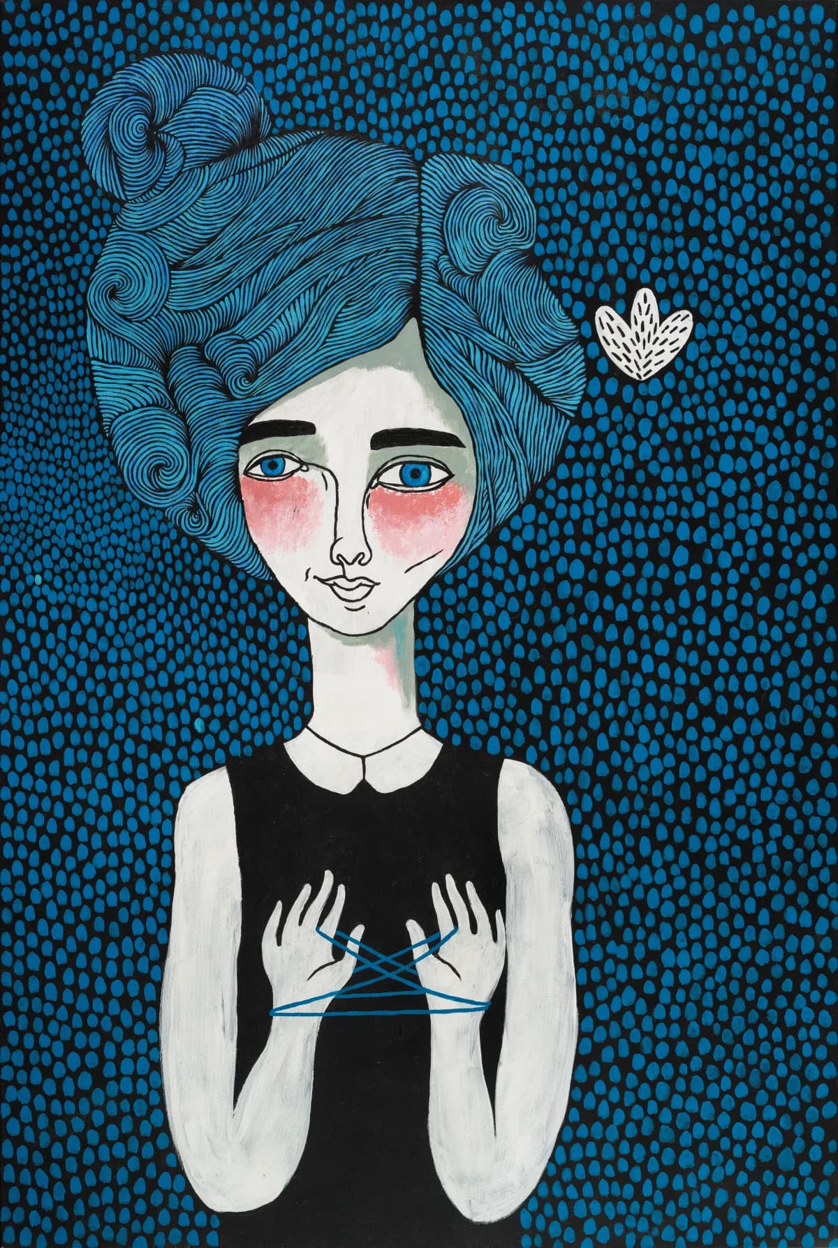 Blue-Haired Portrait