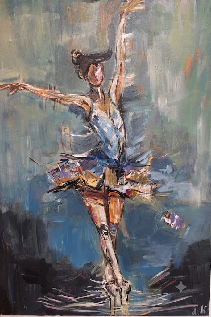 Ballerina in Blue