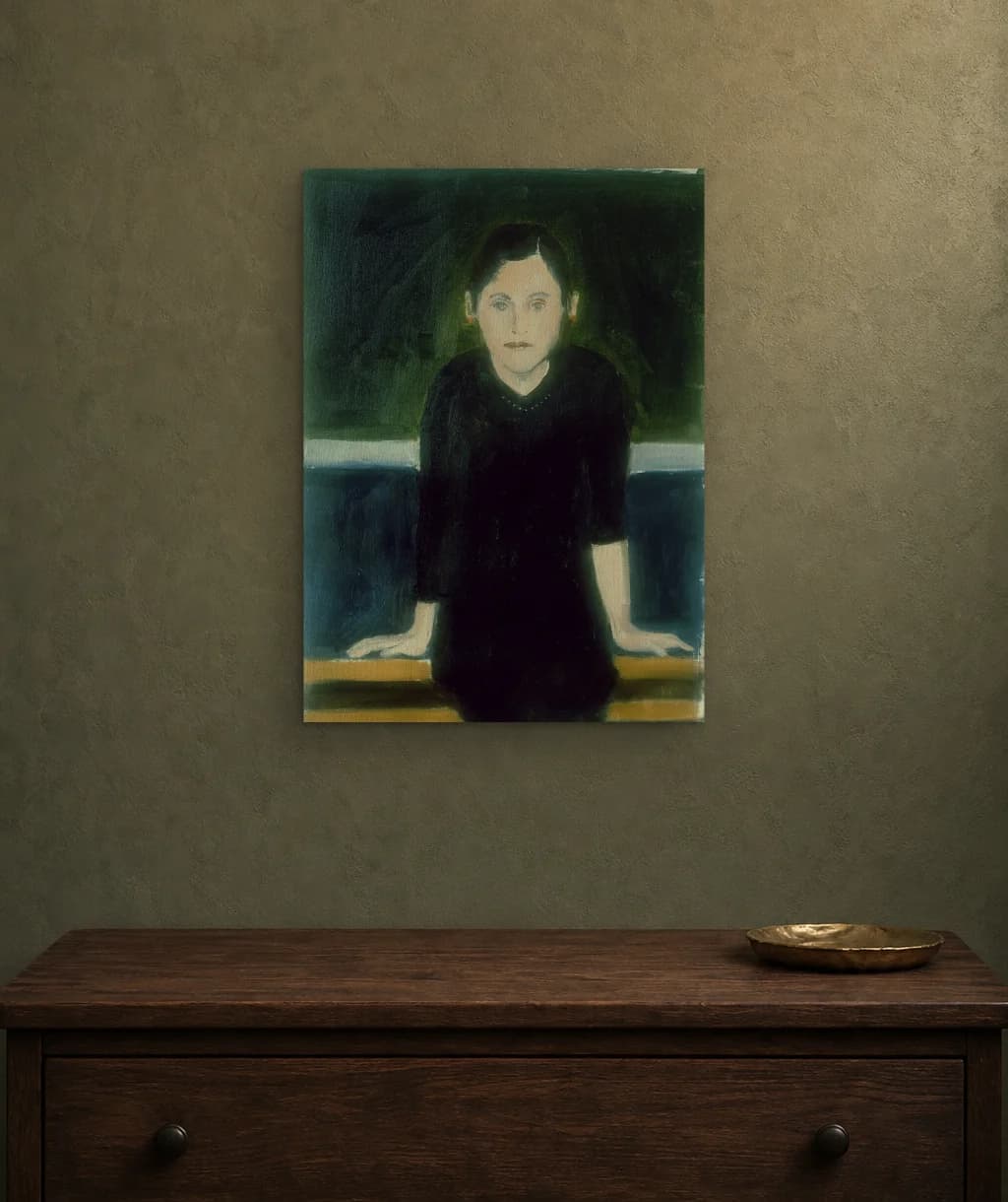 Seated in Deep Green 2