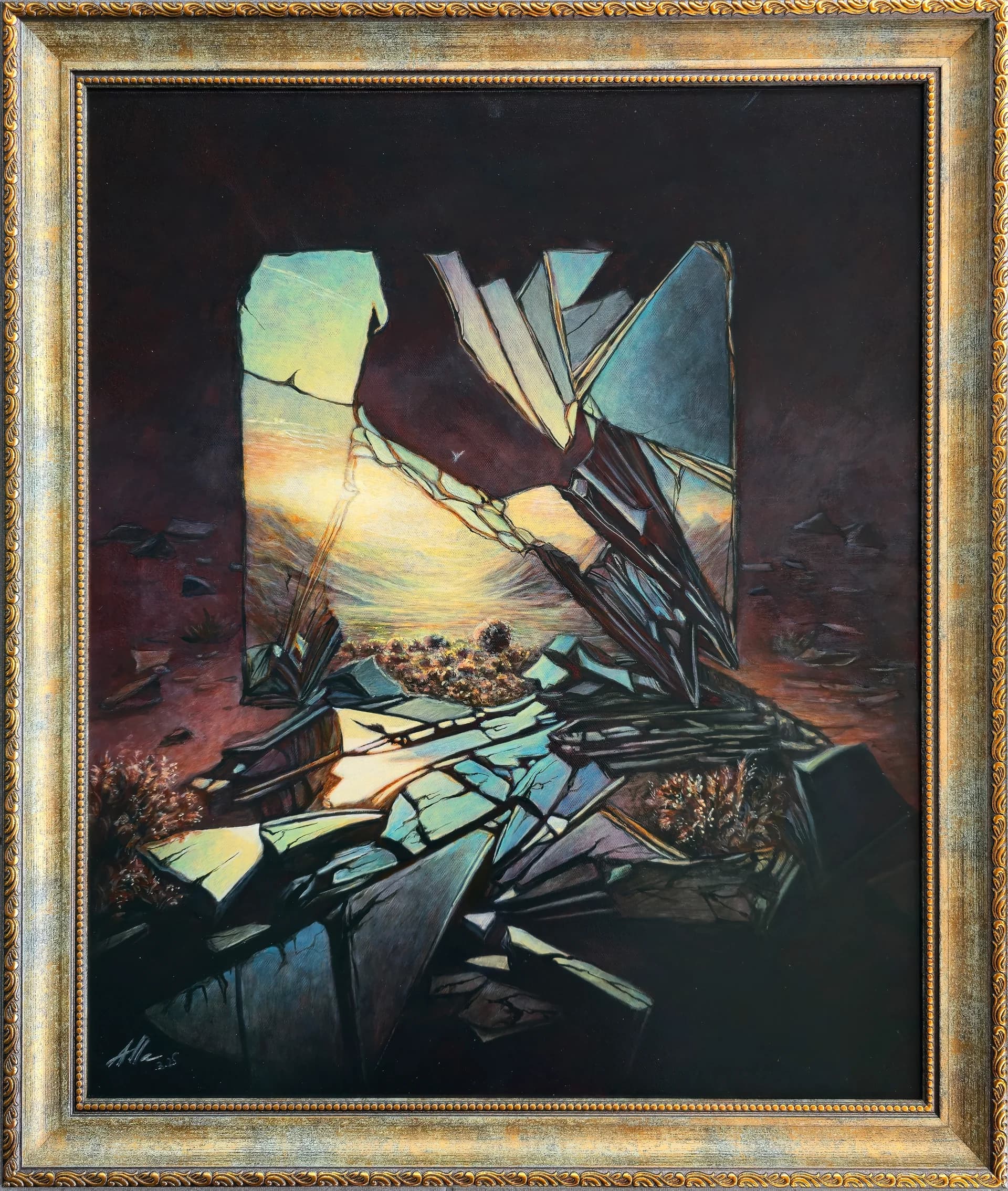Shattered Reflection – Light Through the Ruins