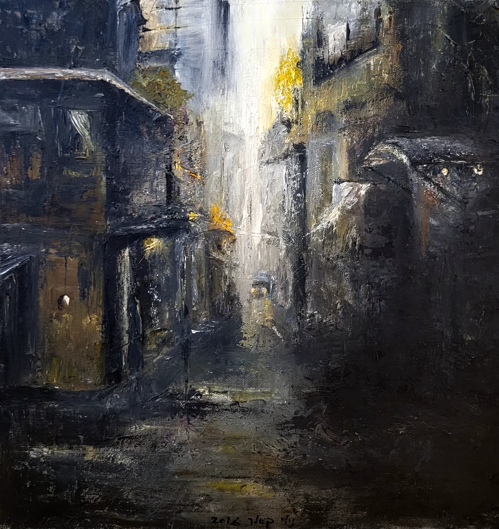 Market after the rain