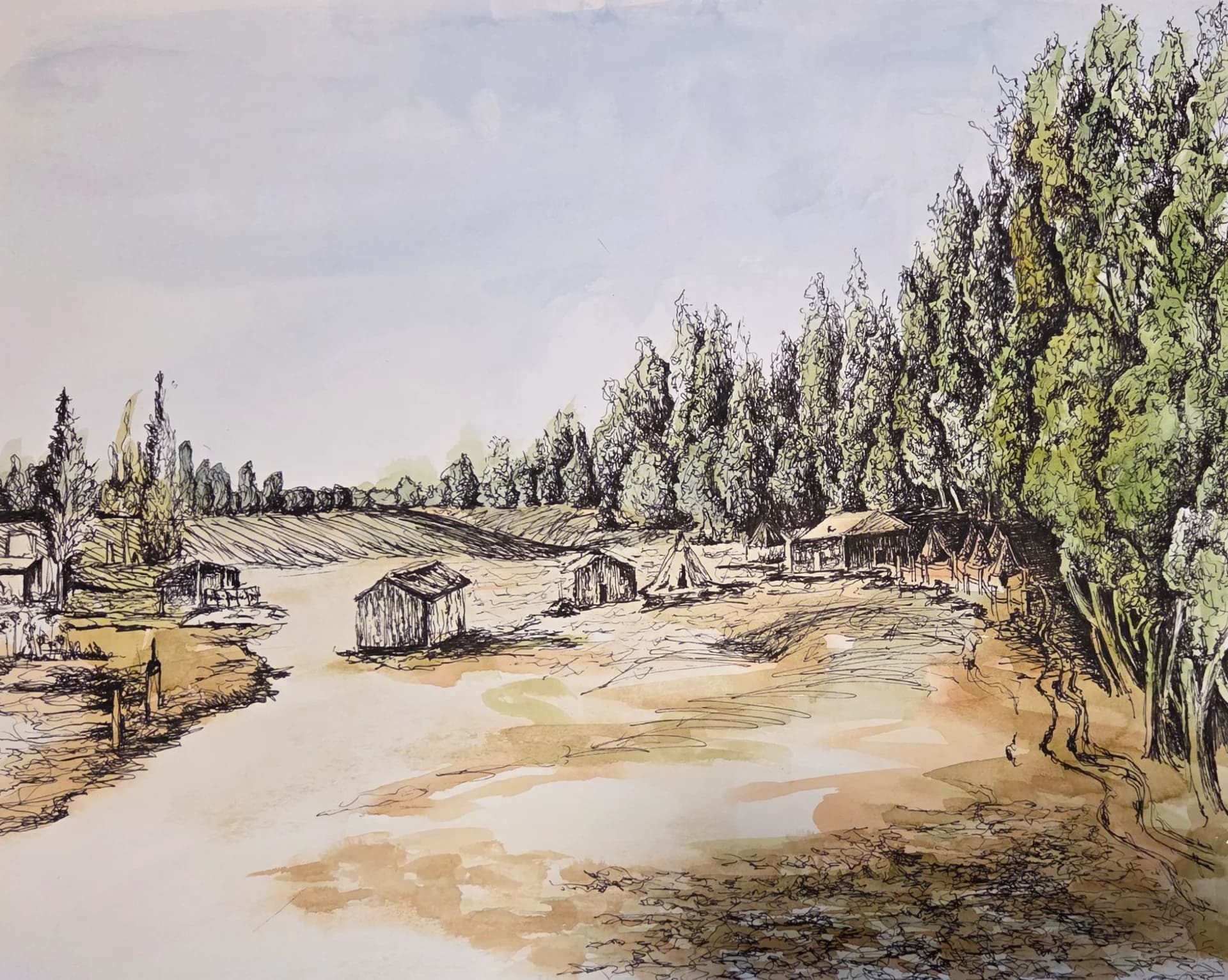 ראשיתו של קיבוץ סעד, קבוצת ההכשרה בחולות נתניה, 1947