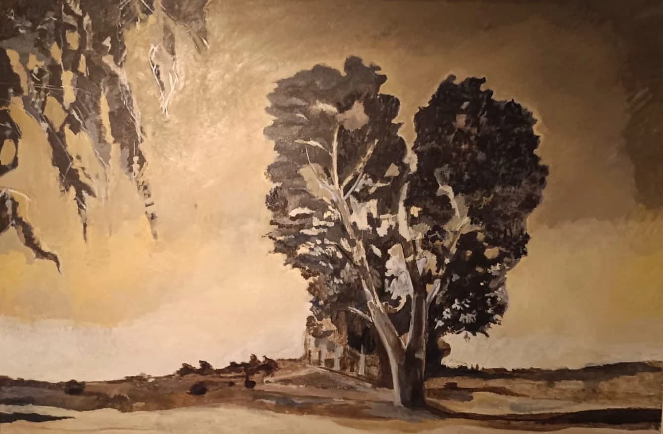 אקליפטוס עוג - מונוכרום