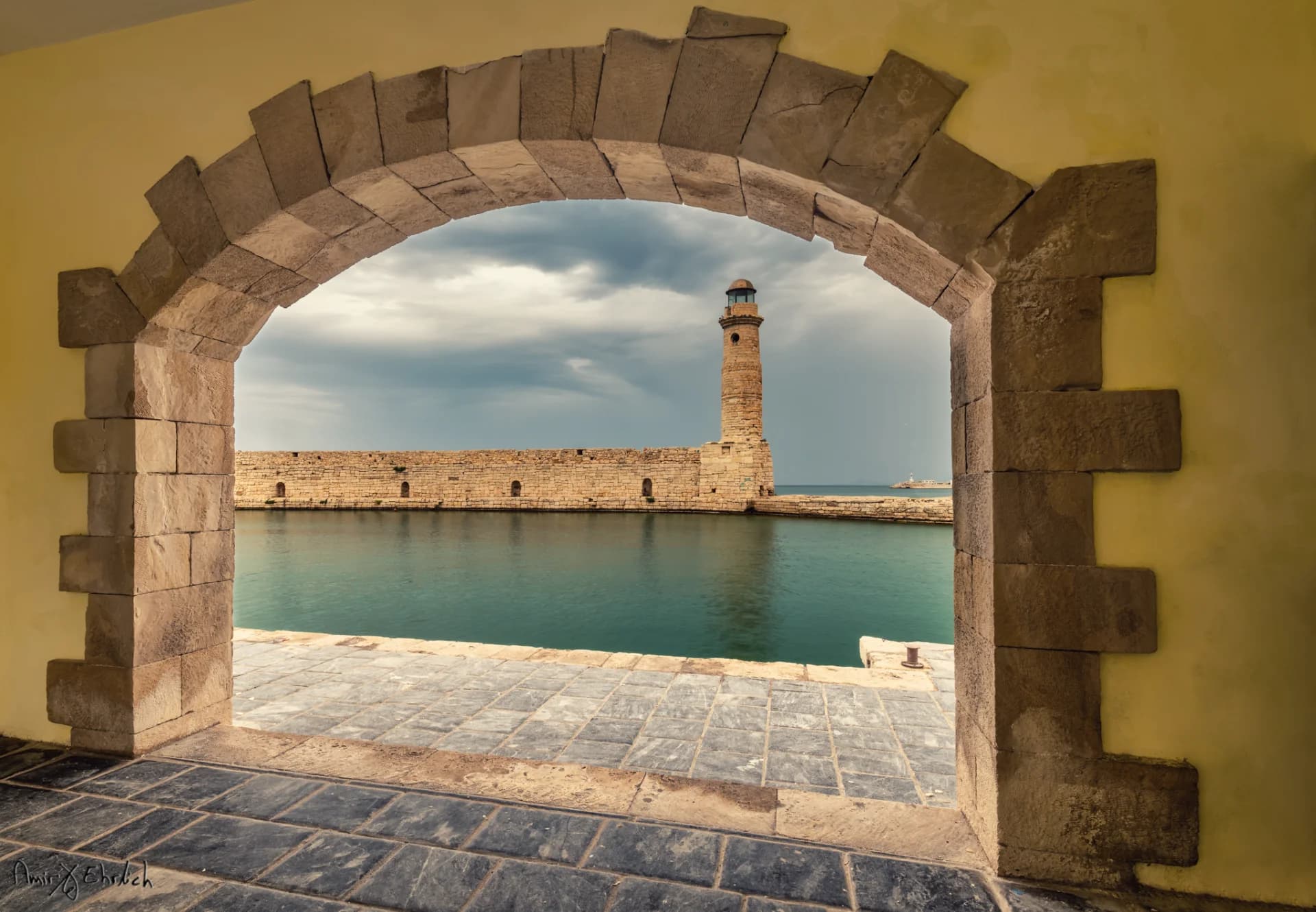 Framed lighthouse