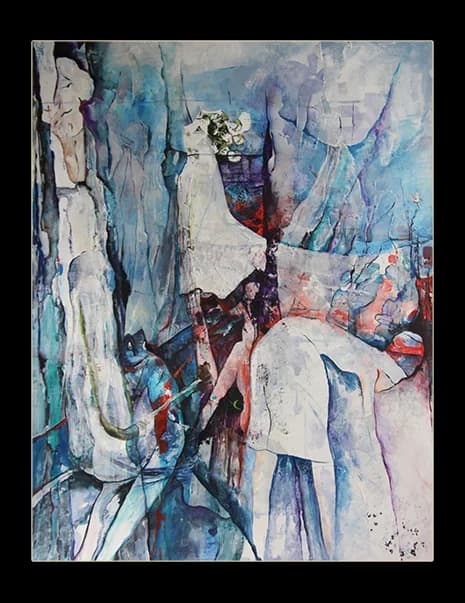 The sower in blue