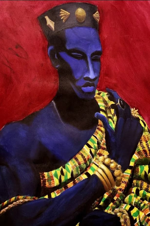 The blue Ghanaian