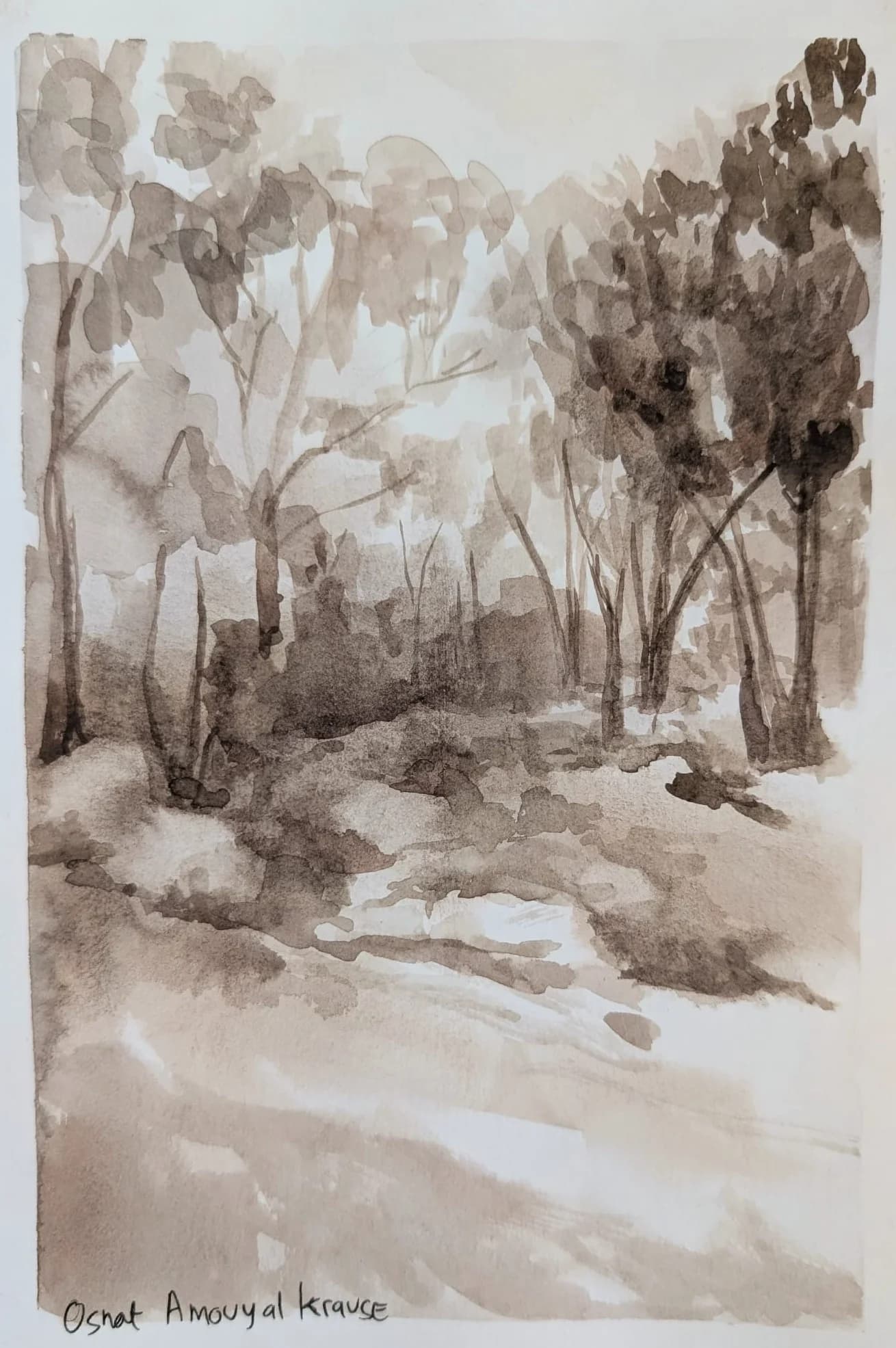 Tzlafon forest monochrome