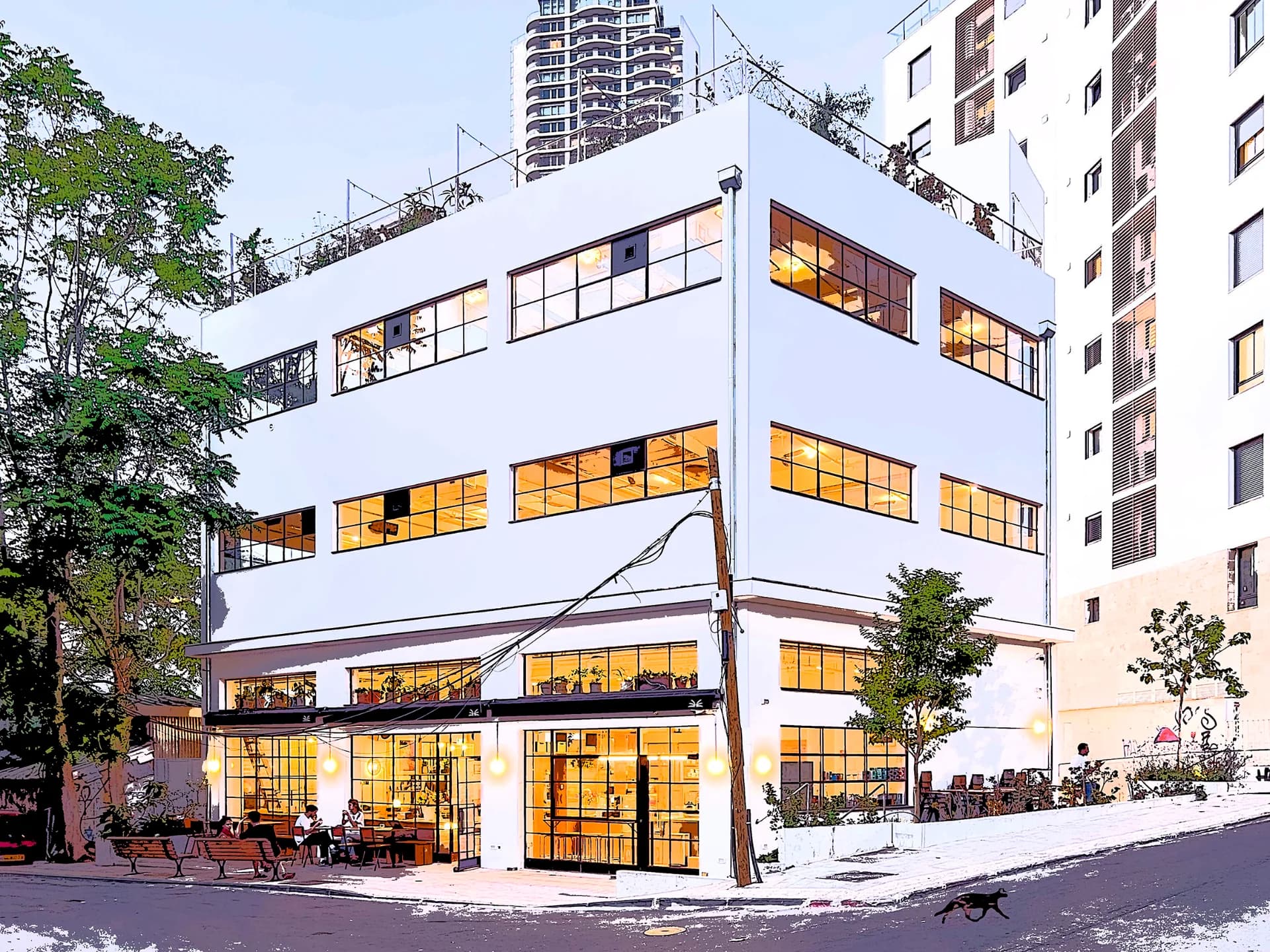 Bauhaus in south Tel Aviv