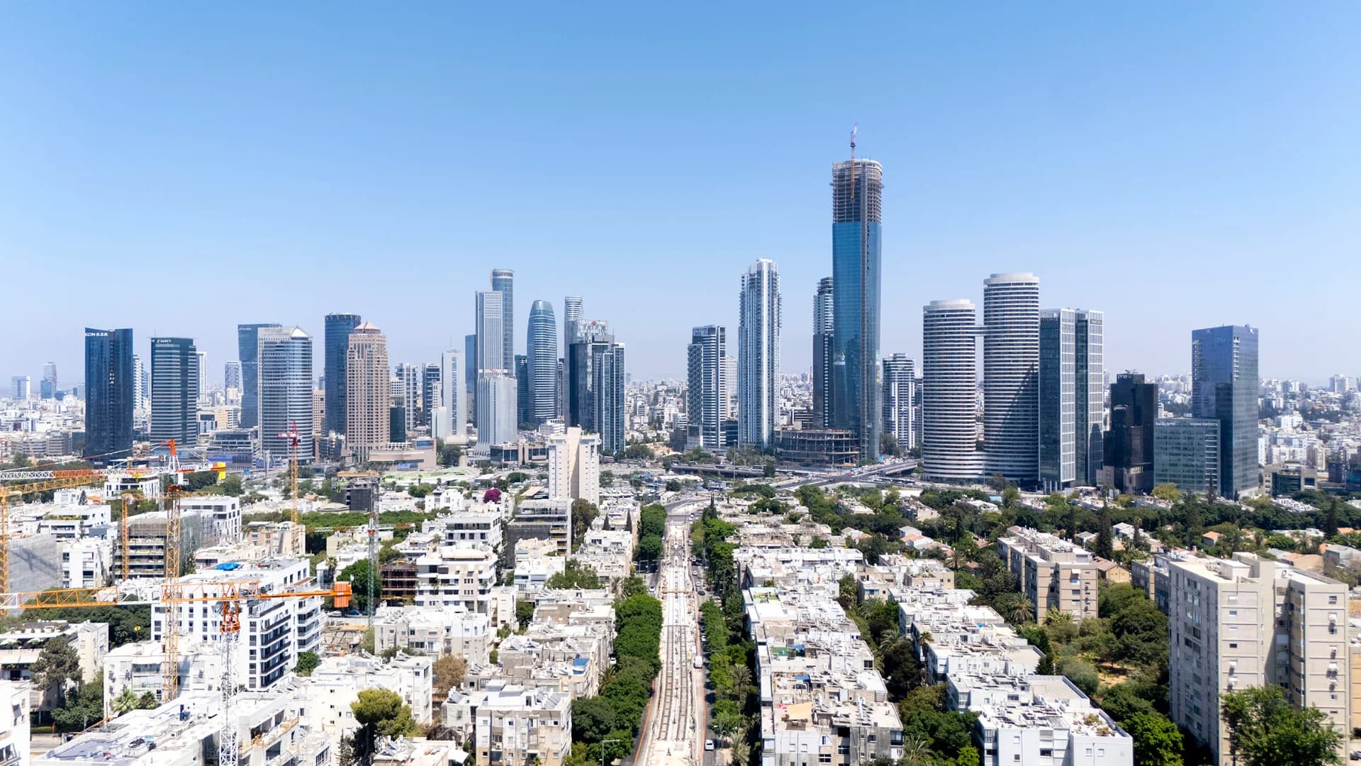 סקייליין רמת גן ותל אביב