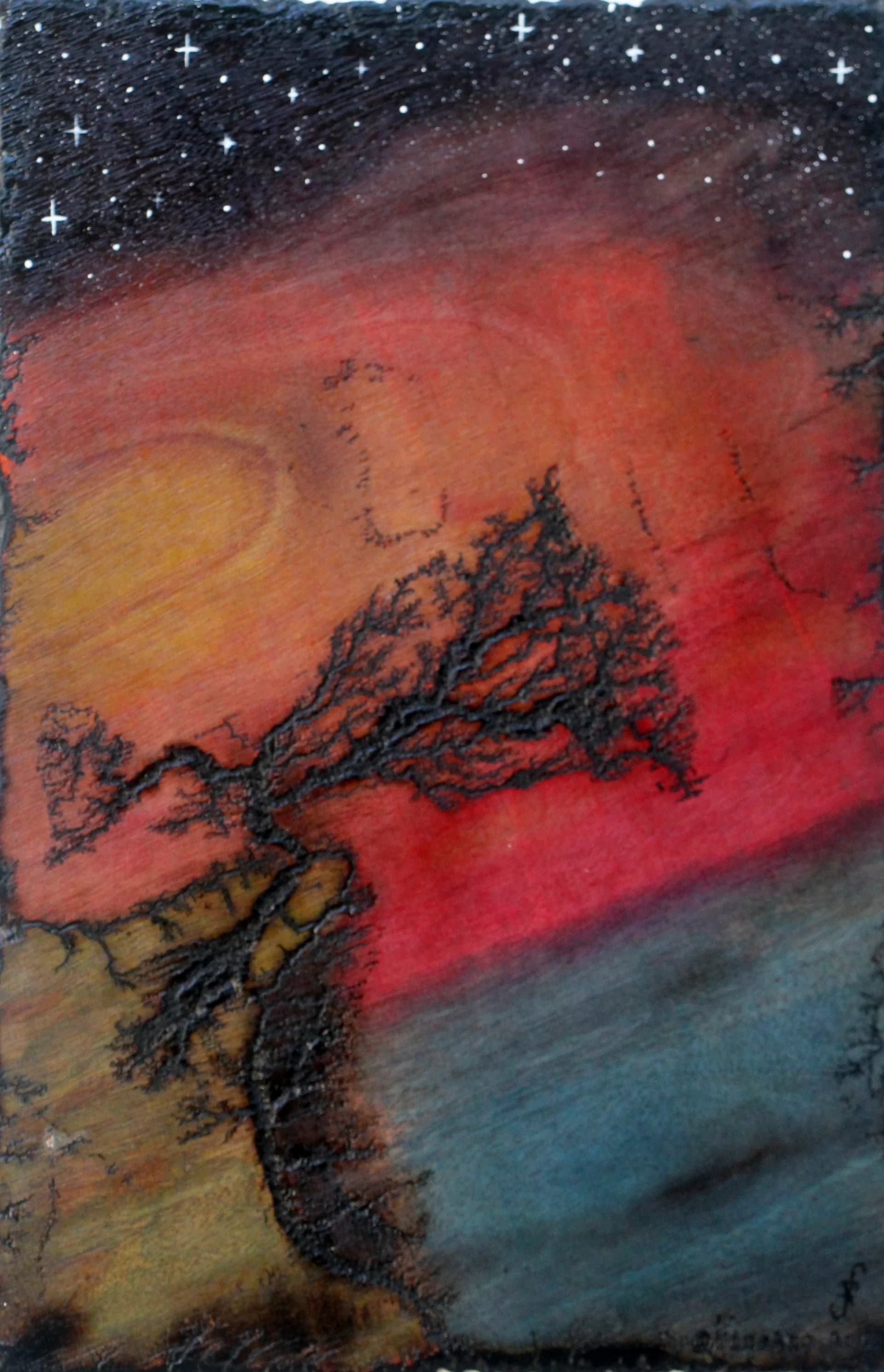 Stormy Sunset Over The Peach Tree Of Heavenly Wisdom