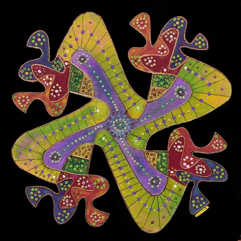 Radiant Gecko Mandala