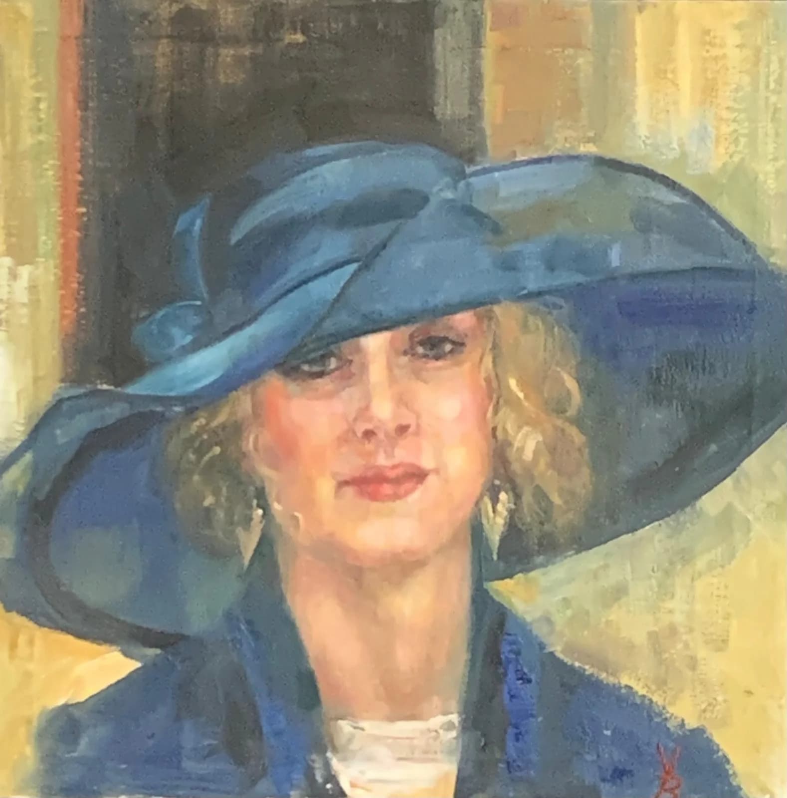 Blue Hat Portrait