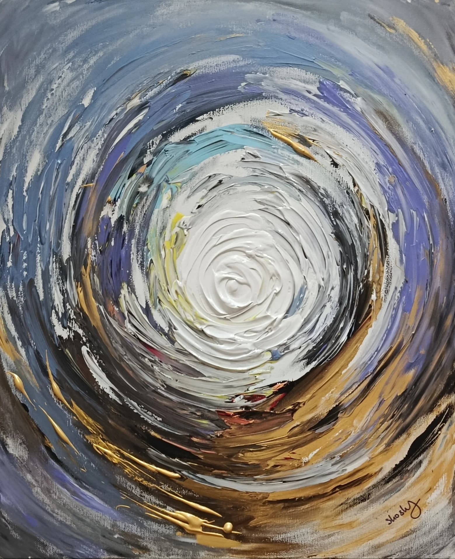 To draw a deep breath inward