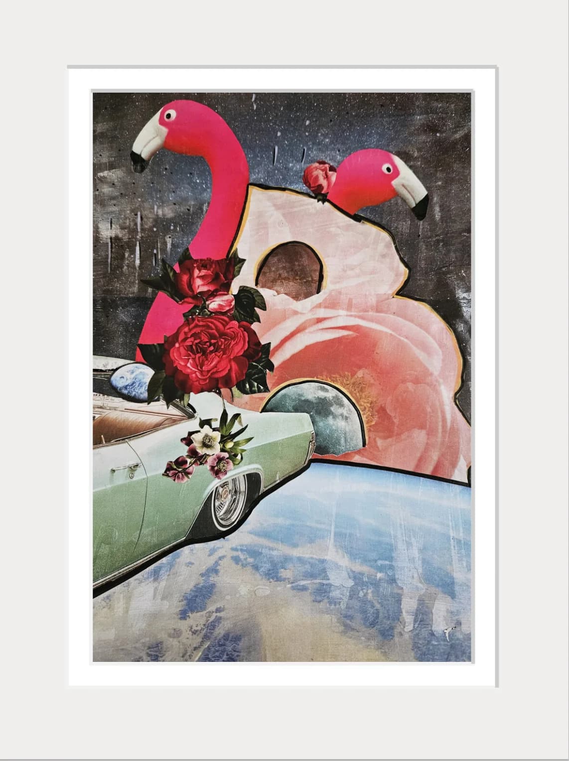 Flamingos and Roses 2
