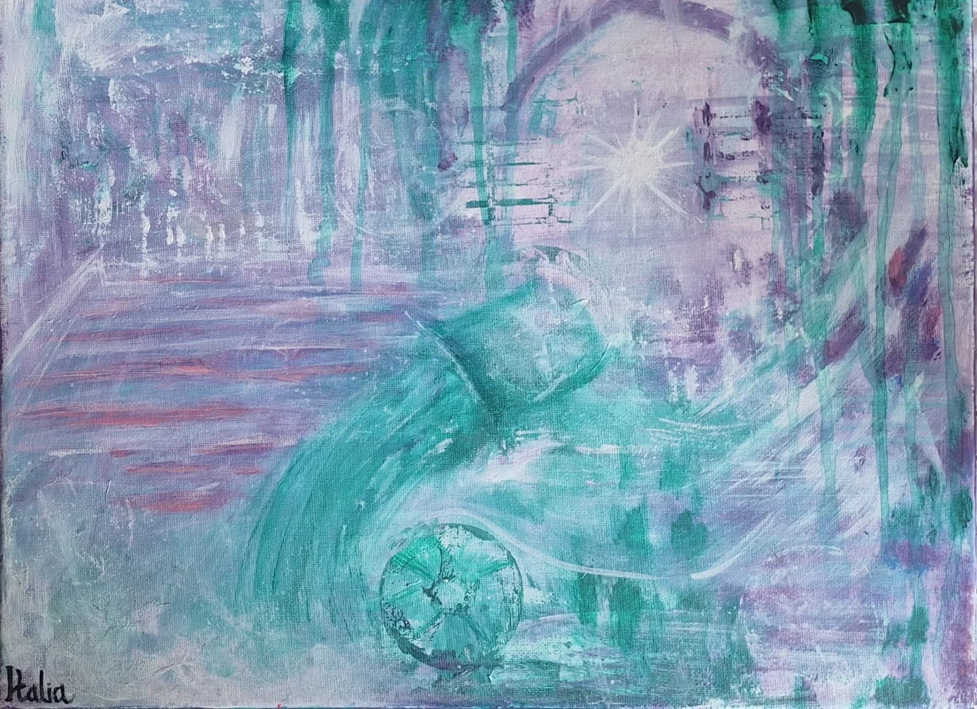 Dreams in Turquoise and Purple