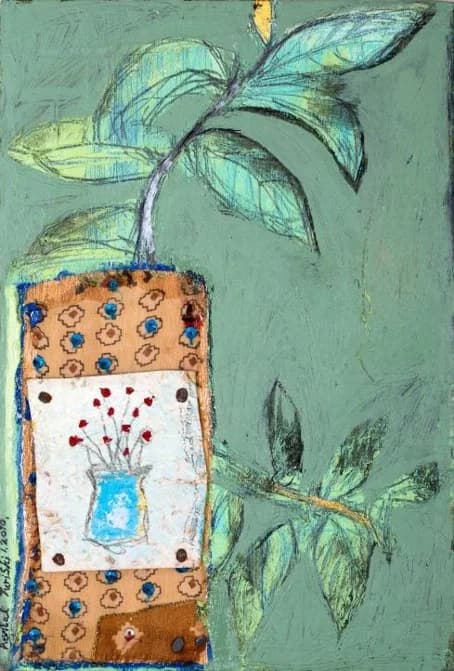 A vase with flowers