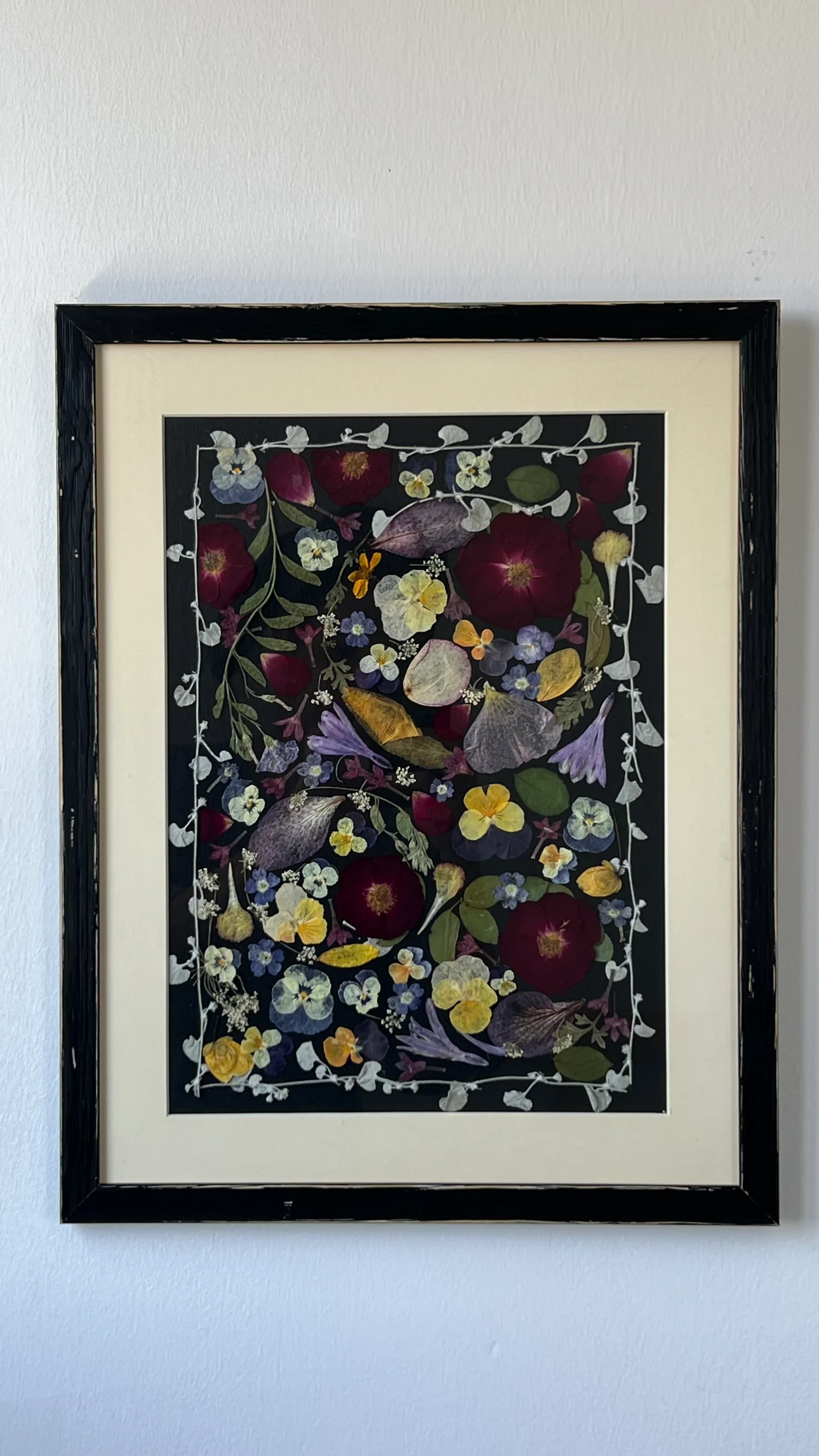 Botanical Tapestry on Black 2