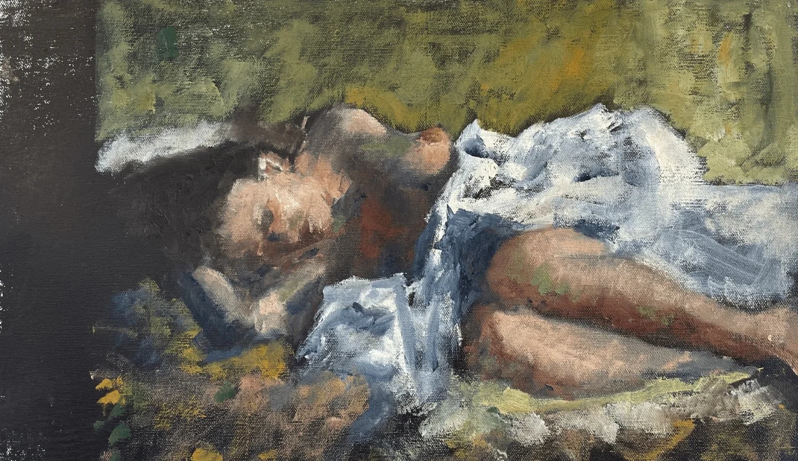 Reclining Figure in White