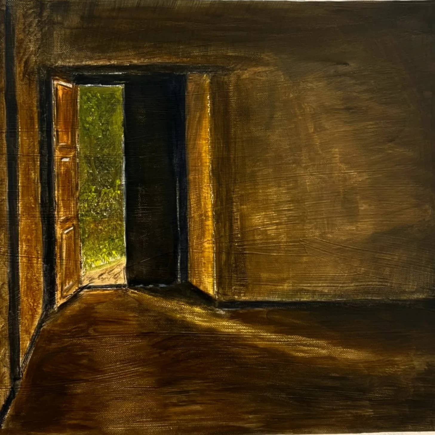 דלת פתוחה, חדר אפל