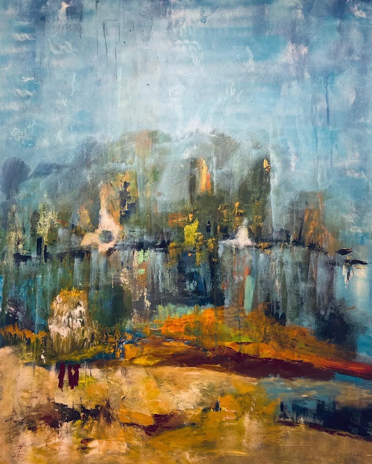 Blue Shore Reflections