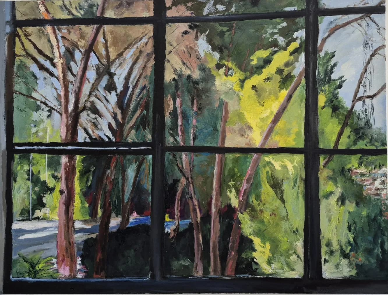 Garden Through the Window