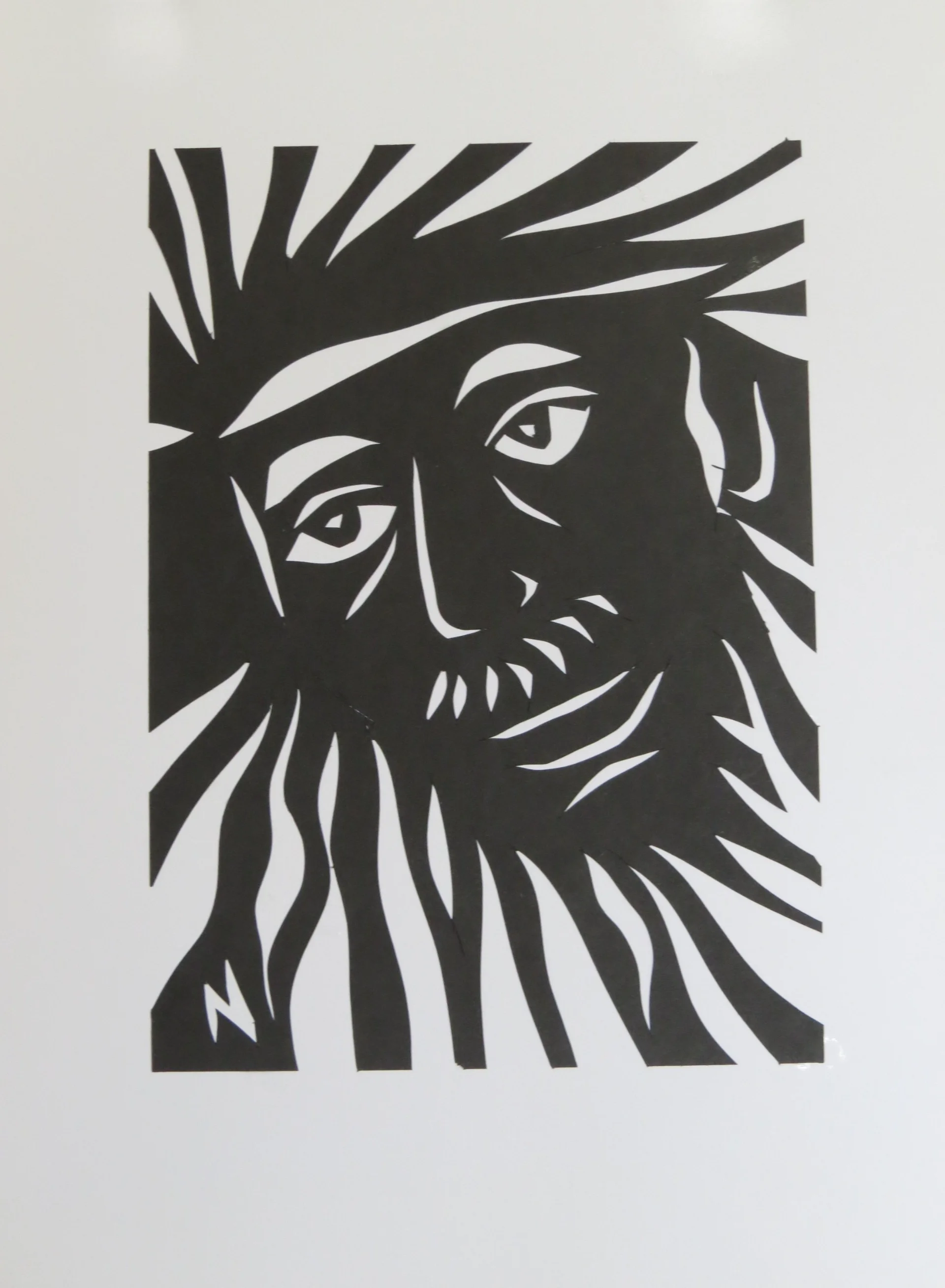 Bearded Gaze- Papercuts