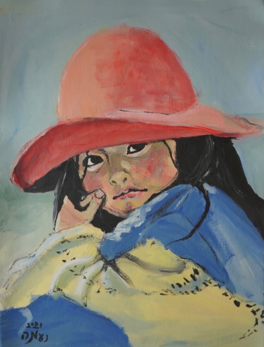 Pink Hat Portrait