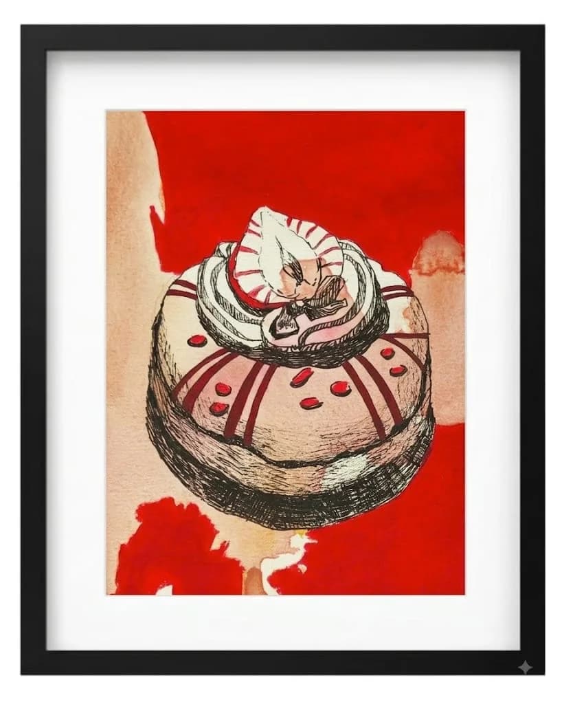 Pastry on Red 2