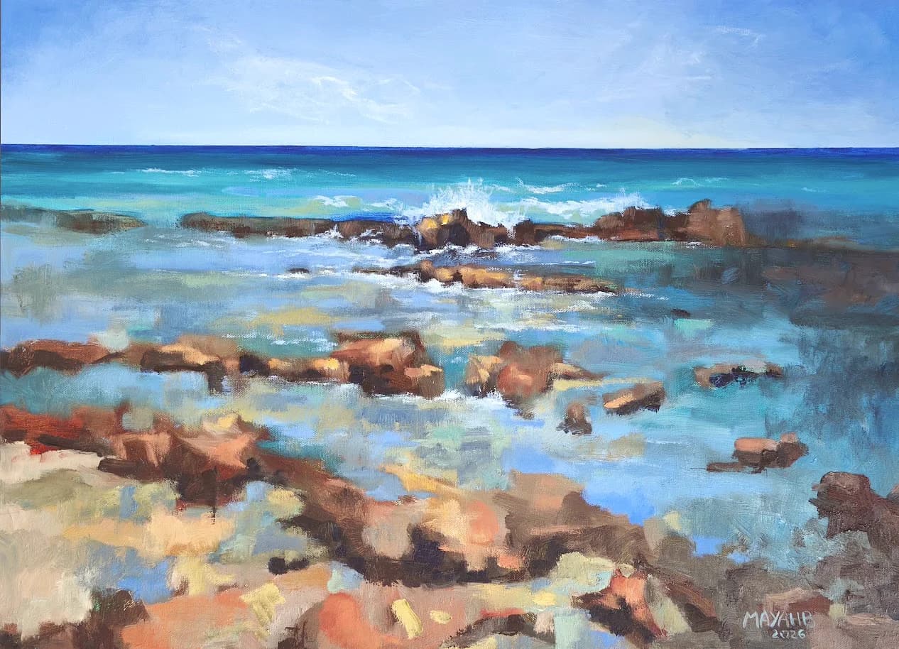 Rocky Shoreline Light in Palmachim
