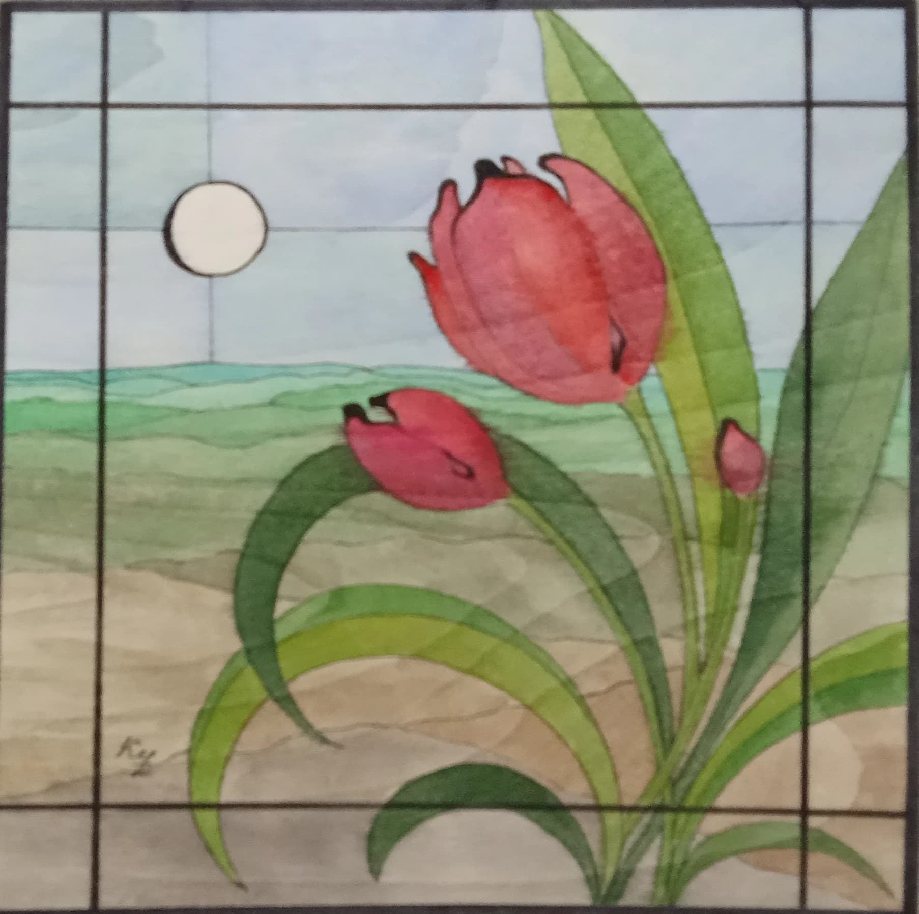 Tulips by the Window