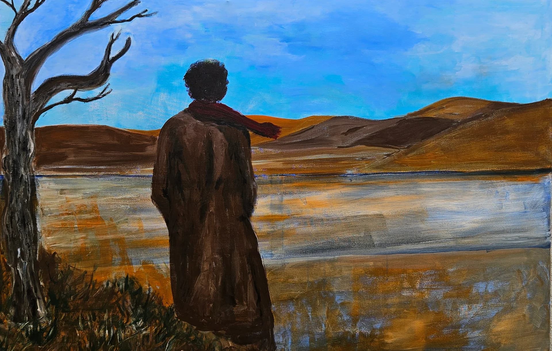 Figure by the Water