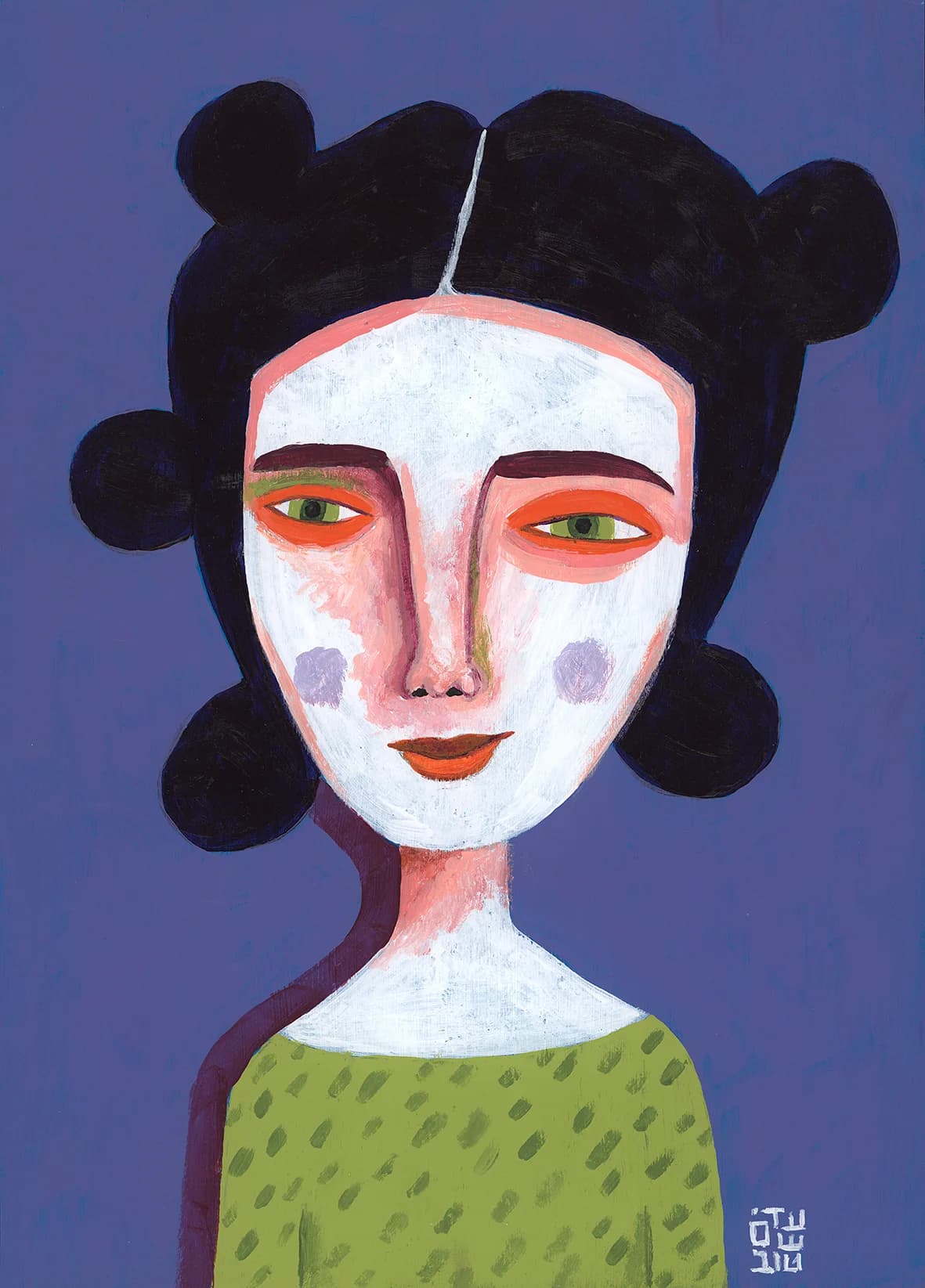 Woman Against Violet