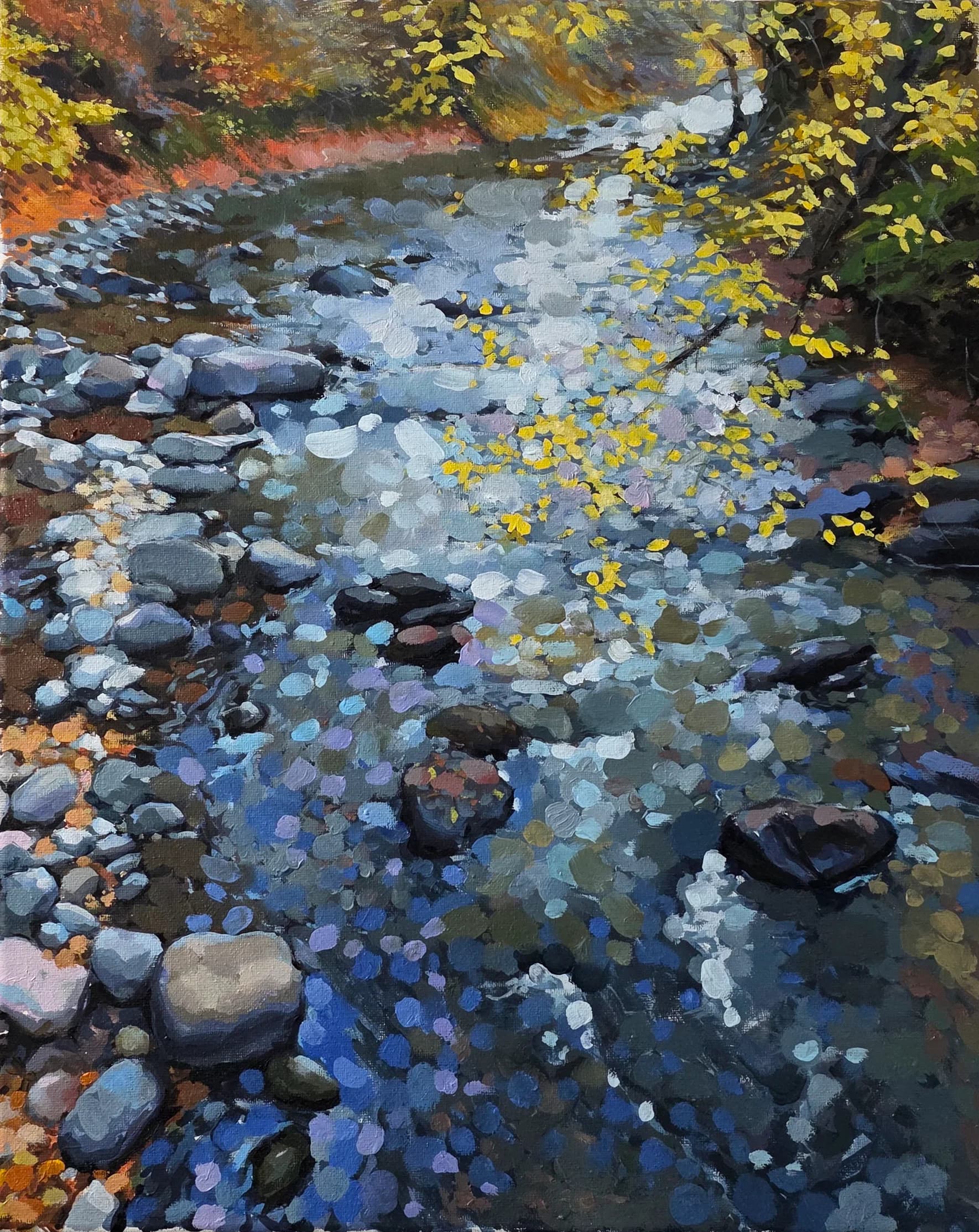 Stones Beneath Autumn Water