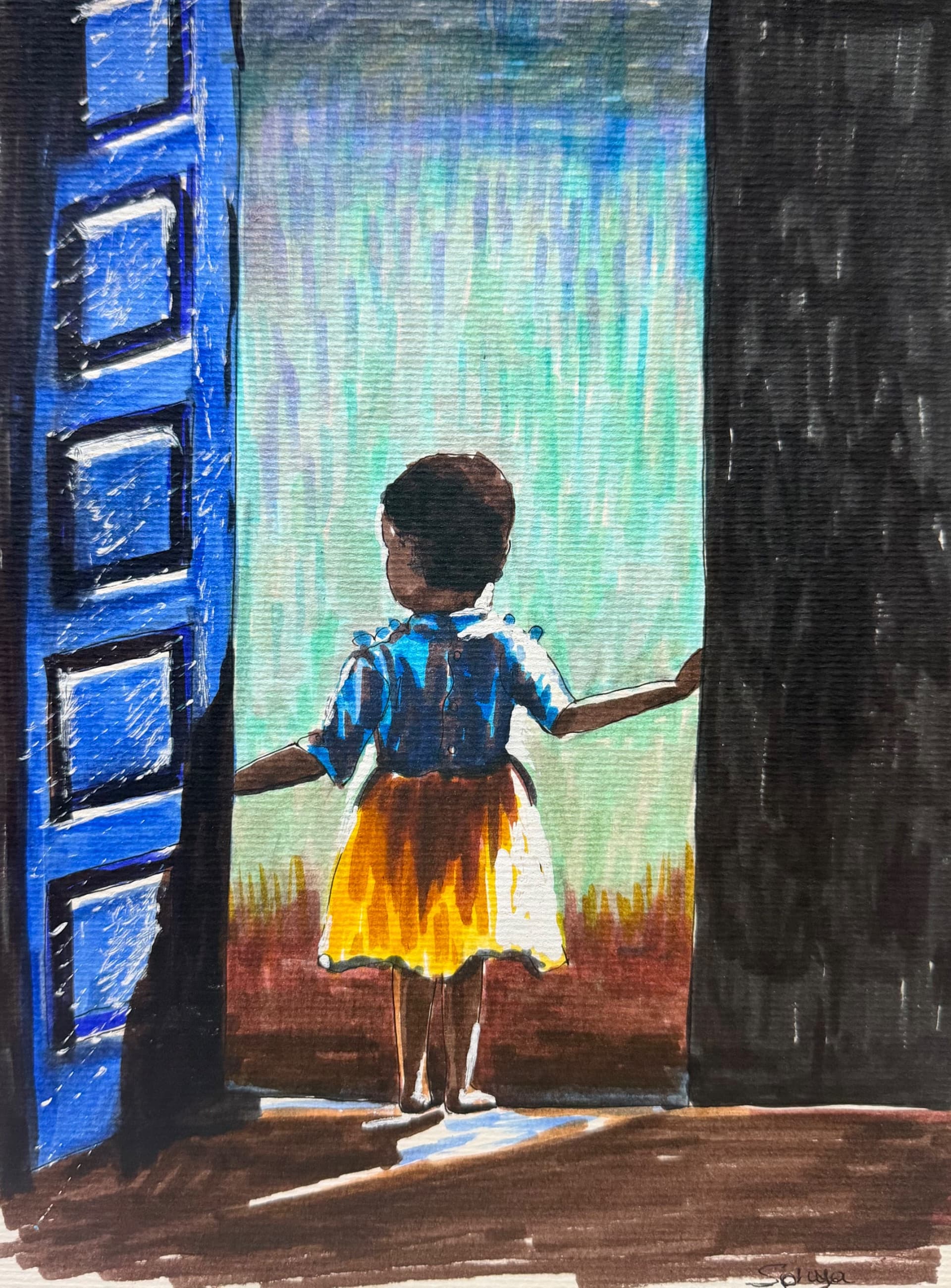 Beyond the Blue Door