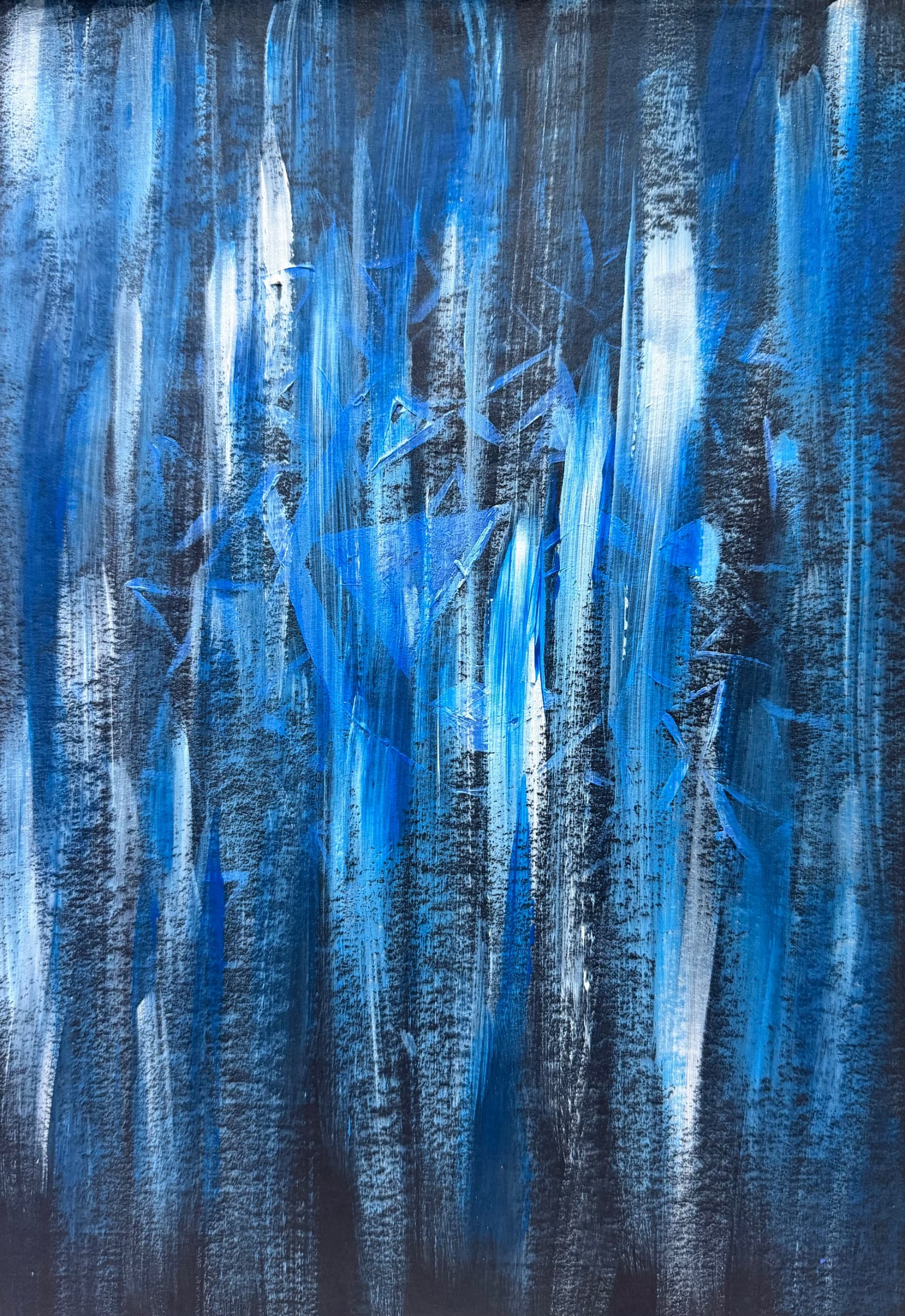 Vertical Current in Blue