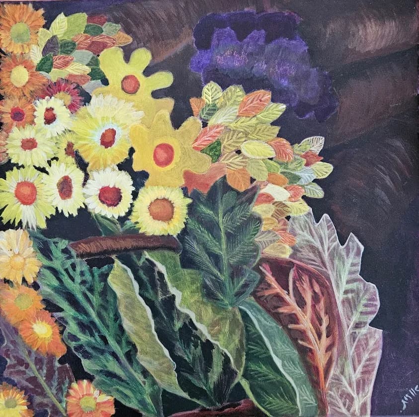 Orange and yellow flowers