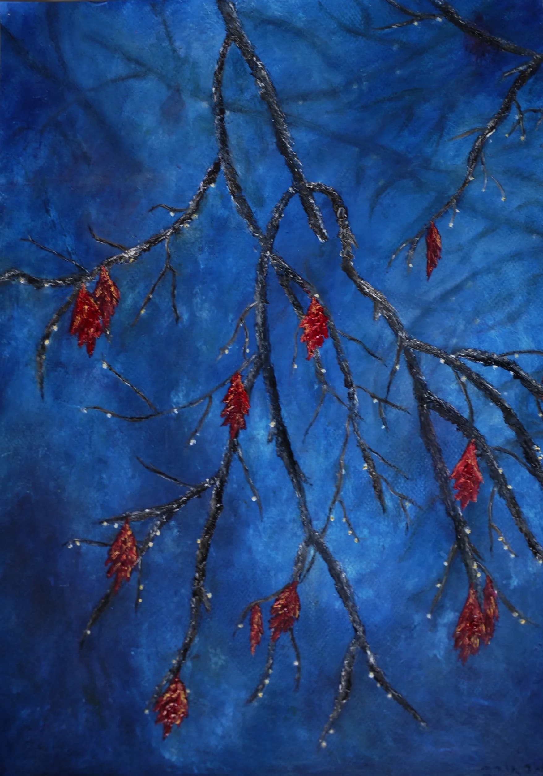 Embers Among Blue Branches