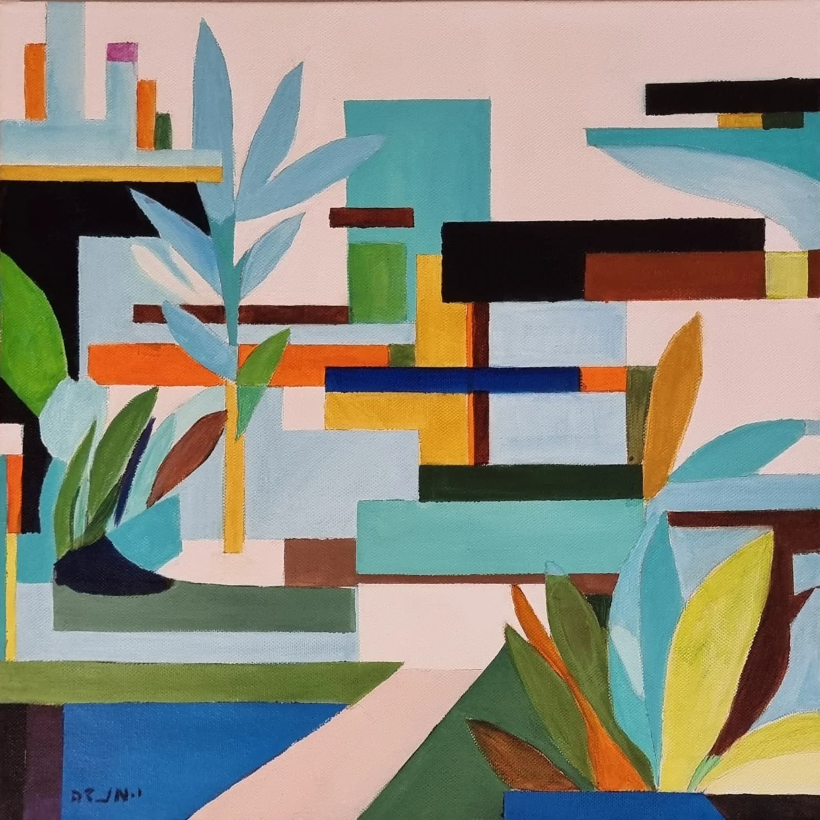 Garden in Geometric Rhythm