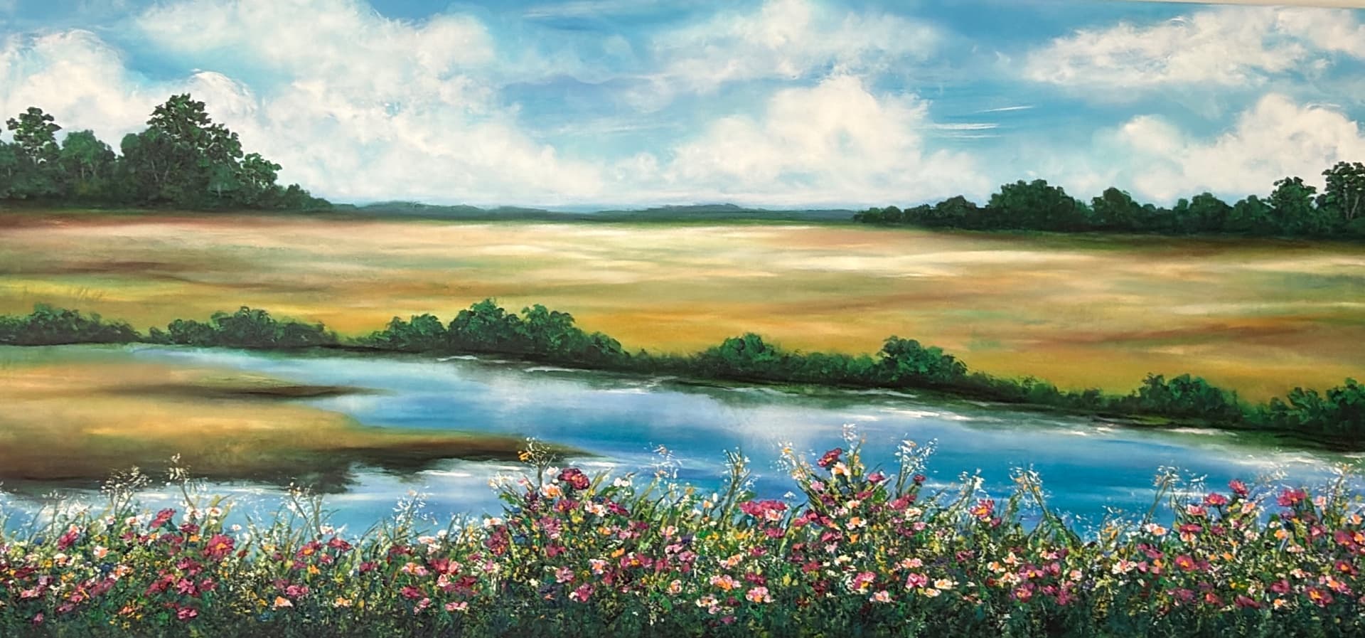 Wildflowers Along the River
