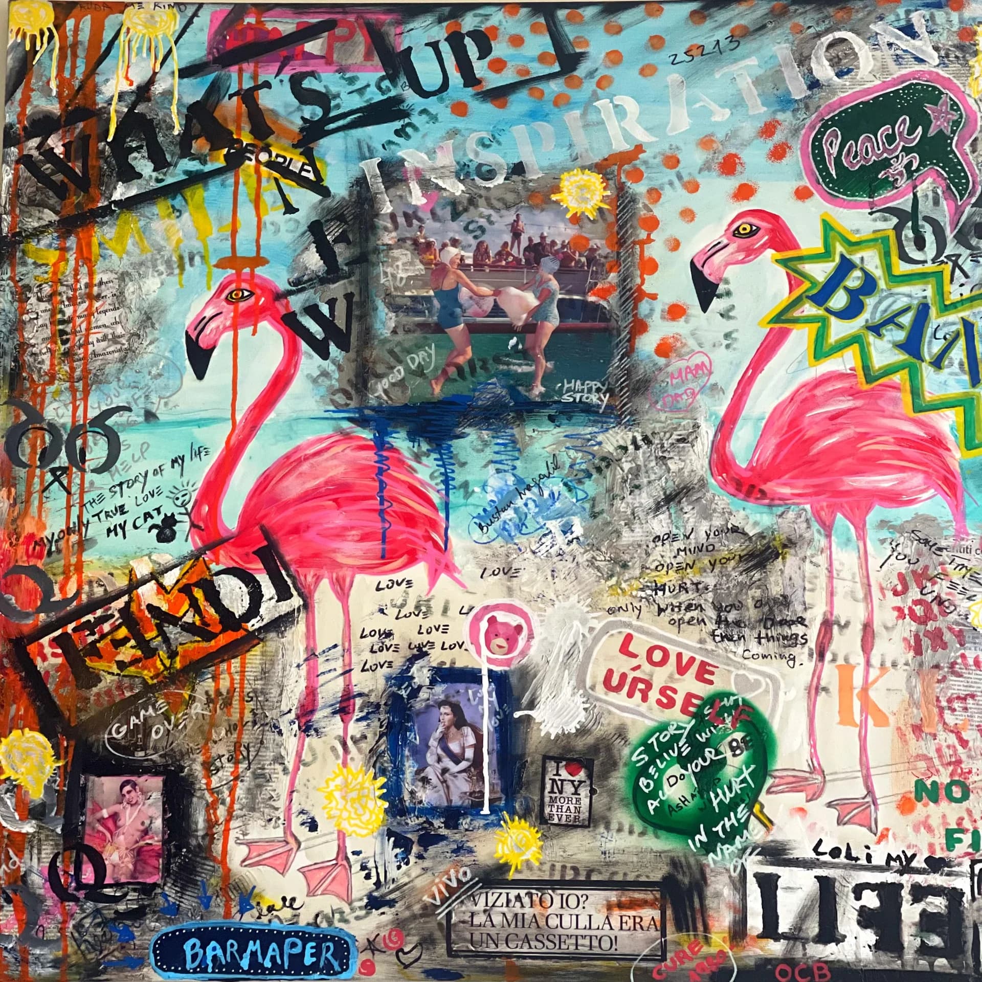 Flamingos in the Noise