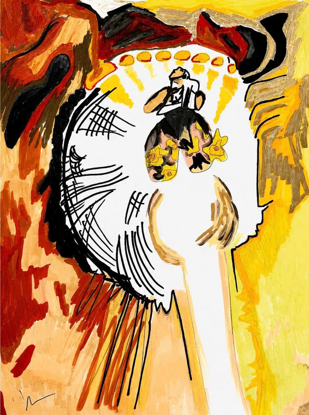 Figure Above the Gaze