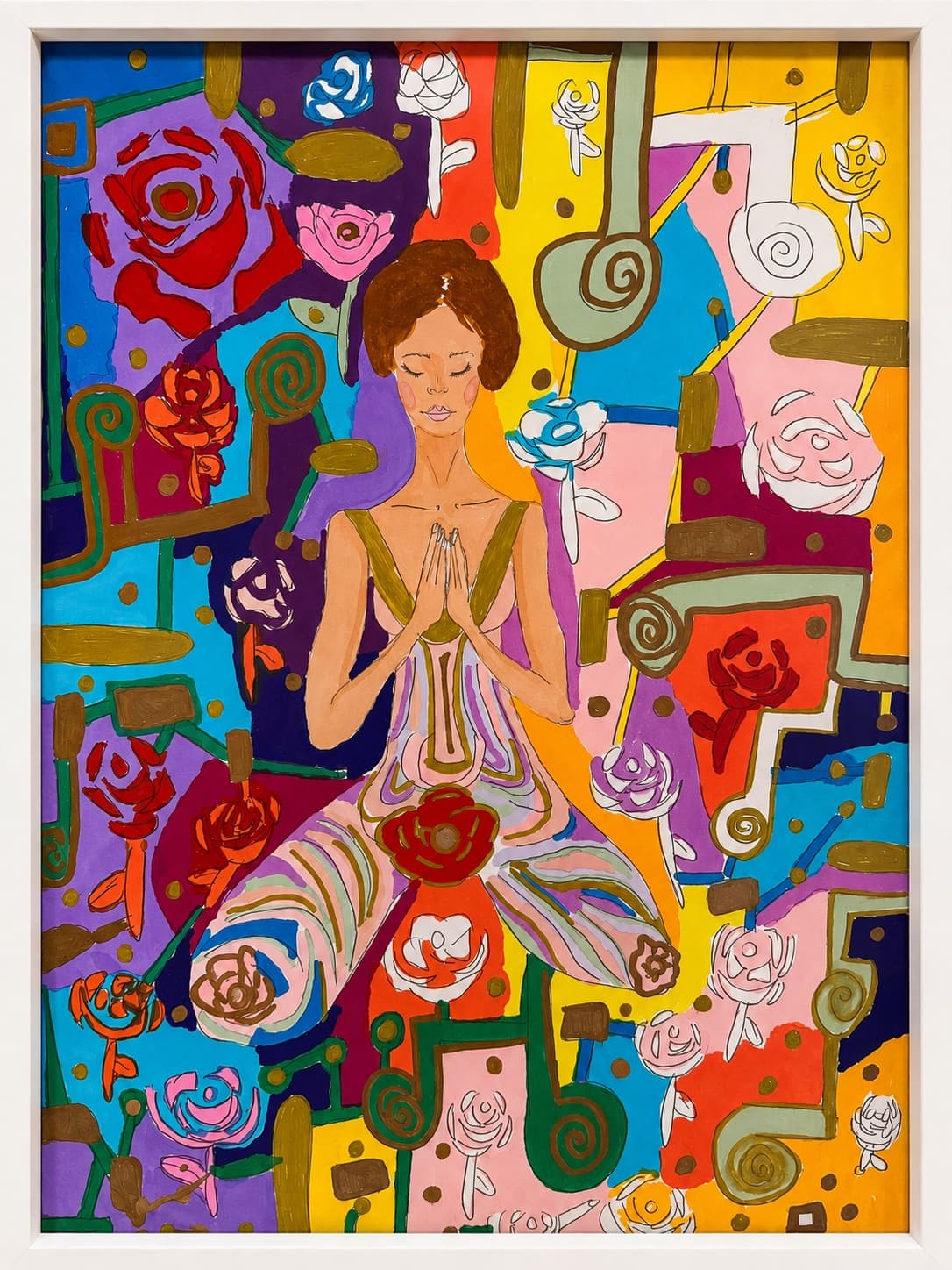 Stillness Among Roses