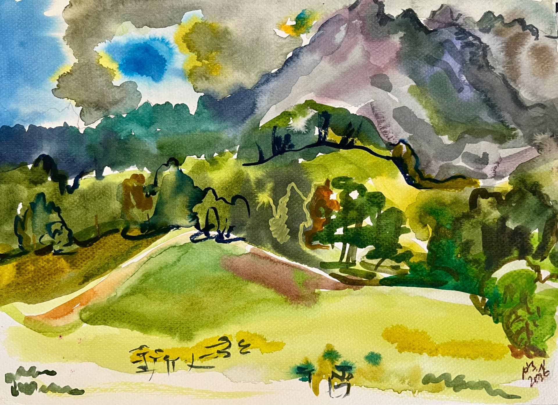 Path Beneath the Peaks